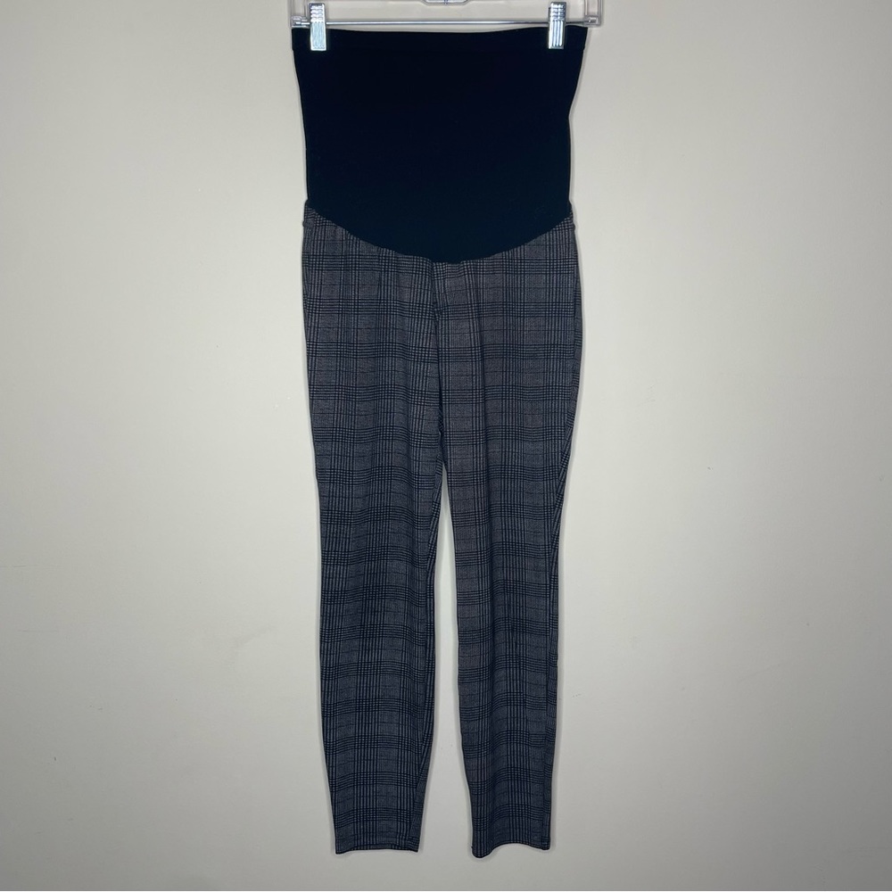 Motherhood Maternity Plaid Leggings Size Small